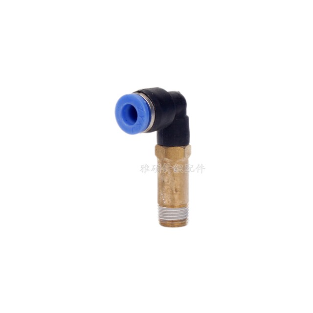 Large round machine fast tracheal joint wire thread elbow blowing connection head air blowing knitting machine accessories