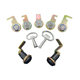 Gas refueling machine door panel lock Triangle key Triangle lock Gas refueling machine key door lock Zhengxing Yinggao gas refueling machine accessories