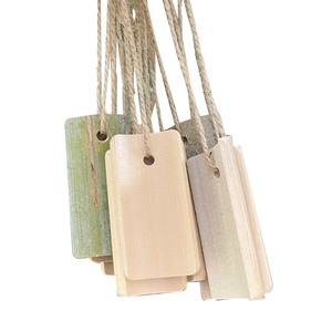 Natural Handmade Bamboo Tags with No Additives