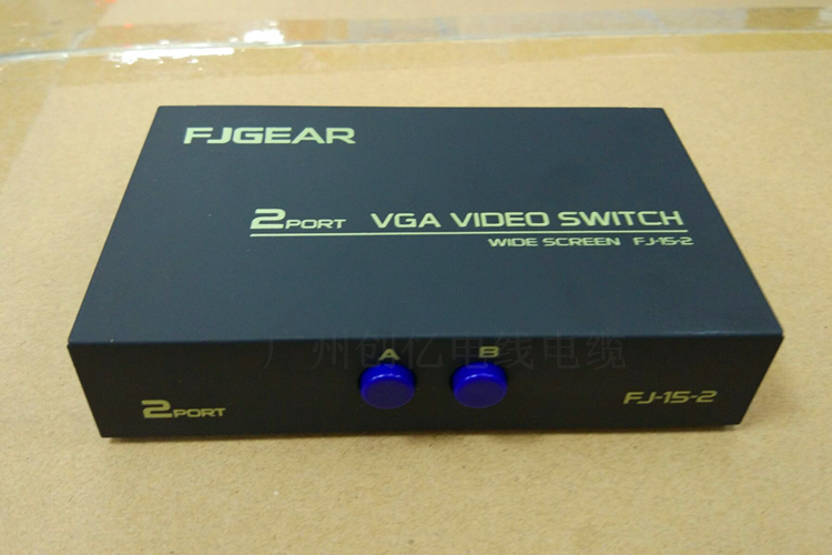Fengjie Yingchuang FJ-15-2 manual two-port video switcher VGA switcher sharer one to two