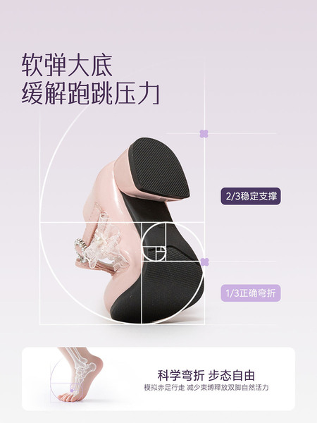 小女孩洋气小皮鞋2026新款夏儿童漂亮公主鞋女童软底高跟鞋舞台鞋 — 3