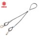 15mm lifting wire rope sleeve crimping one tow two transport lifting rigging tower crane factory maintenance operation tool