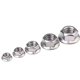 304 stainless steel flange nut 316 with pad screw cap nut 201 hexagonal anti-loosening locking and anti-slip nut