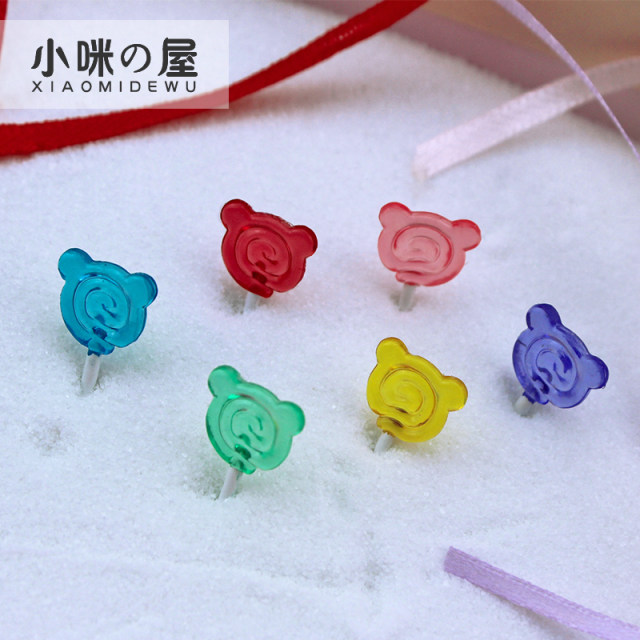 娃屋ob11配件微缩彩色棒棒糖模型迷你树脂小摆件创意食玩玩具D147
