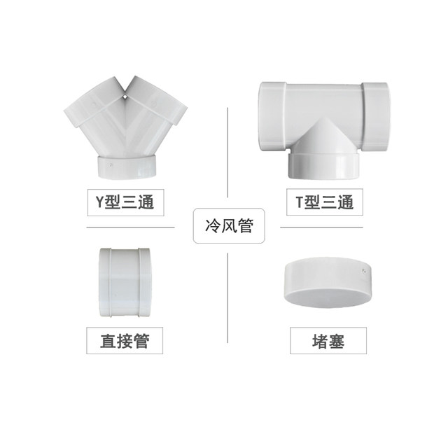 冬夏冷气机配件冷风管、加长热风管、接头、过滤网、弯头、卡座