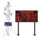 Small outdoor soil meteorological station environmental monitoring system agricultural sensor campus meteorological station temperature, humidity and rainfall