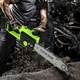 Charging outdoor lithium chain saw handheld home tree cutting saw electric chain saw outdoor tree saw electric tool