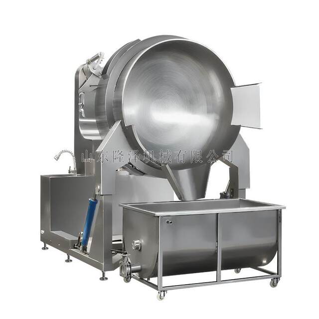 800L炒电磁锅底料料机设备价一锅炒800斤大型火锅底料炒火格锅