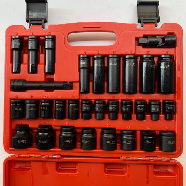 / Hexagon 31-piece kit Tool wrench sleeve rotary 1 small wind thickened and lengthened heavy-duty sleeve gun electric new set