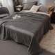 Coral fluff blankets in winter thickened flannel sheets Student dormitory single blanket bed laying blanket quilt spring and autumn