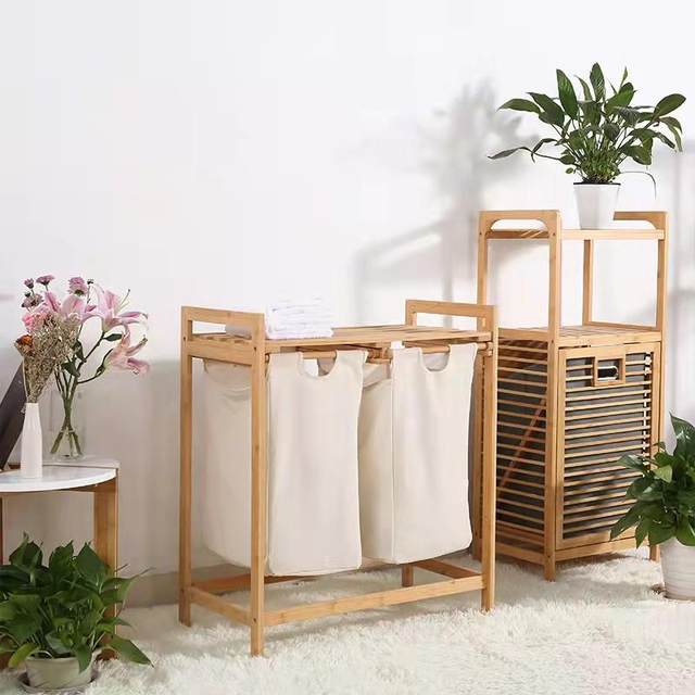 Japanese-style bathroom storage rack dirty clothes storage basket fabric bedroom dirty clothes basket household classification dirty clothes basket drawer type