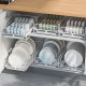 Kitchen pull-out basket b installation cabinet pull-out type dishes storage rack drawer bowls and plate drain slide rail storage