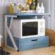 Floor-standing desktop countertop oven kitchen rack double-layer new rack seasoning rack storage microwave oven storage
