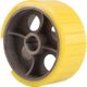 Mixer widened rubber wheel accessories conveyor belt mortar cement support wheel friction caster small roller new type roller.