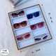 Wooden glasses shelf glasses display box sunglasses display shelf optical myopia glasses display prop tray