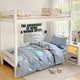 Student dormitory three-piece set of pure cotton sheets and quilt covers dormitory bedding 0.9m1.2m bed sheets and quilt covers for people