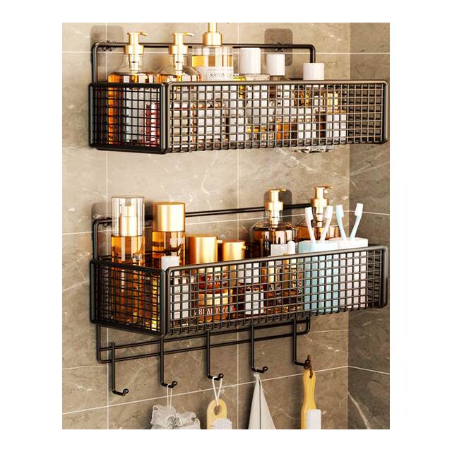 Bathroom rack without punching wall hanging wall bathroom rack bath bathroom toilet toilet toilet wash basin storage rack