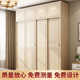 Home bedroom wardrobe combination children's wardrobe simple clothing storage cabinet floor cloakroom storage cabinet multi-layer