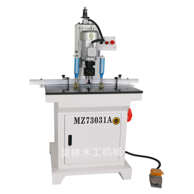 Hinge drilling machine single head drilling hinge drilling plate cabinet door panel bench drilling machine factory