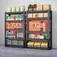 Boutique shelves household storage rack floor-standing multi-layer balcony supermarket steel storage rack warehouse utility room commercial storage
