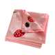 Summer ice silk mat three-piece set sheet folding air conditioning soft mat washable strawberry love bedding