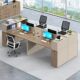 Employee desk simple staff desk combination office desk chair set office work station 4 person office desk