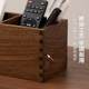 Fanhan Black Walnut Remote Control Storage Box Light Luxury High-end Bedside Living Room Coffee Table Cell Desktop Storage Box