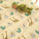 2.35 meters wide baby A-type pure cotton twill fabric bed sheet quilt cover cartoon cute soft fabric
