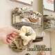 Cute wall-mounted hairband storage artifact hair accessories headband headband box hair ring hair clip shark clip jewelry storage rack