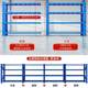 Shelf shelf multi-layer storage warehouse home storage room balcony storage supermarket express cargo iron rack
