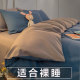 ins简约风四件套床单被套非纯棉全棉4学生宿舍床上床品三件套1816
