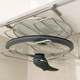 Kitchen double-layer punch-free cabinet hanging pot lid storage rack cutting board placement rack cutting board rack layer storage rack