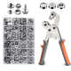 Metal 41 spray painting set corns manual clamp ring tool cloth tarpaulin air eye cable thorn ring air eye set pliers buckle