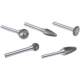 Bonsai relic rod grinding head Electric grinder Bonsai waterline making silk carving 6mm rotary file tool