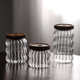 Paintless sealed jar glass bottle ice white sugar dried fruit snack coffee bean powder tea storage storage jar storage