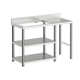 Non-steel storage rack layer thickened floor rust storage integrated platform EFH load table operation multi-storage rack micro