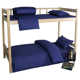 Blue student unit dormitory military training bed sheets and quilt covers three-piece set single bedding quilt six-piece set set