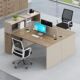 Employee desk simple staff desk combination office desk chair set office work station 4 person office desk