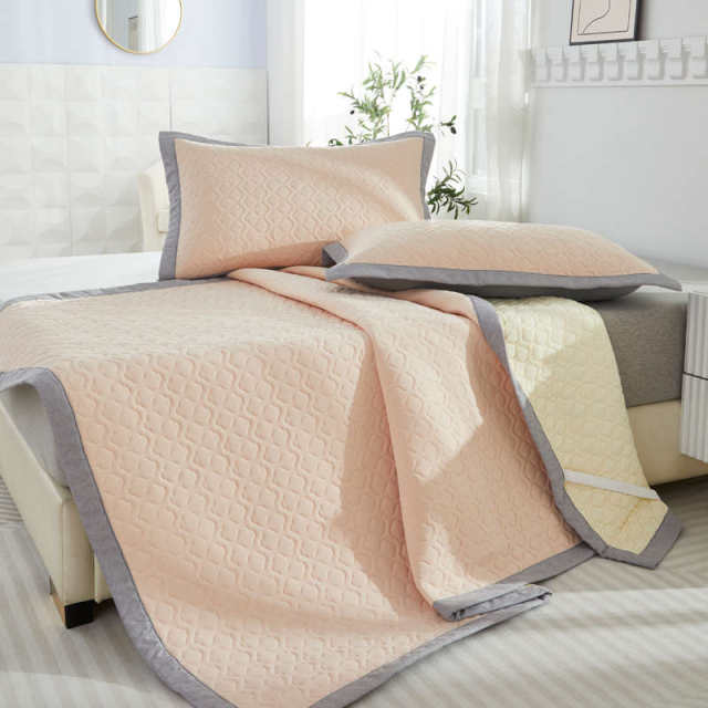 Class A cool ice silk latex cool mat three-piece set sheets and bed sheets summer air-conditioning mat soft mat can be customized