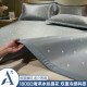 New high-end ice silk mat for summer students three-piece set sheet mat air-conditioned mat machine-washed bed dormitory special