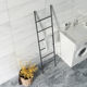 Nordic simple bedroom iron wall coat rack floor ladder-shaped clothes storage rack clothes hanger Mao Dixuan