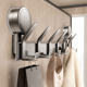 Suction cup door hook without hole punching hanger bedroom clothes hooks, a row of wall-mounted strong storage racks