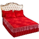 Winter Thickened Milk Fleece Bed Skirt Three-piece Cotton Beds Cover Beds Cover Single-piece Coral Fleece Crystal Fleece Beds