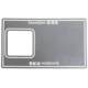 6mm anti-slip film thick pad water condensed hollowed-tempered anti-slip model 13x22cm auxiliary tool membrane mobile phone membrane film