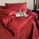 Meiyi Home Textile Red Wedding Long-Long Cotton Bedding Four-Piece Set Wedding Doll Wedding Room Quilt Cover Embroidered Bedding