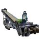 1 sand 2-meter long crawler slag type fully self-gravel gravel pile and pickup machine Small gravel loading and picking belt conveyor