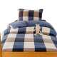 Student dormitory bed three-piece set winter milk velvet 2024 new thickened coral velvet plus velvet quilt cover bed sheets for people
