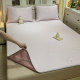 New massage cold bean jacquard soft mat three-piece set ice silk cool mat student sheet mat air conditioning soft mat