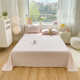 Wrinkle-sensing wash cotton sheets single piece dormitory 1.2 meters bed quilt single bed cover Simmons protective cover girl heart 180