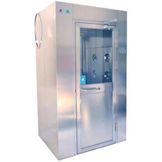 Cargo shower room, stainless steel air shower, double-open door cargo shower, rolling shutter door cargo shower room, dust removal air shower channel